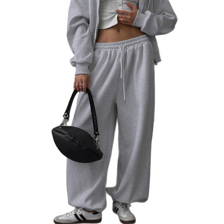 Damer Bekväm Oversized Loungeset med Huva och Elastisk Midja Mirla-Eva Jonsson
