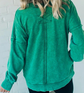 Damer Bekväm Oversized Sweatshirt med fickor Mirla-Eva Jonsson
