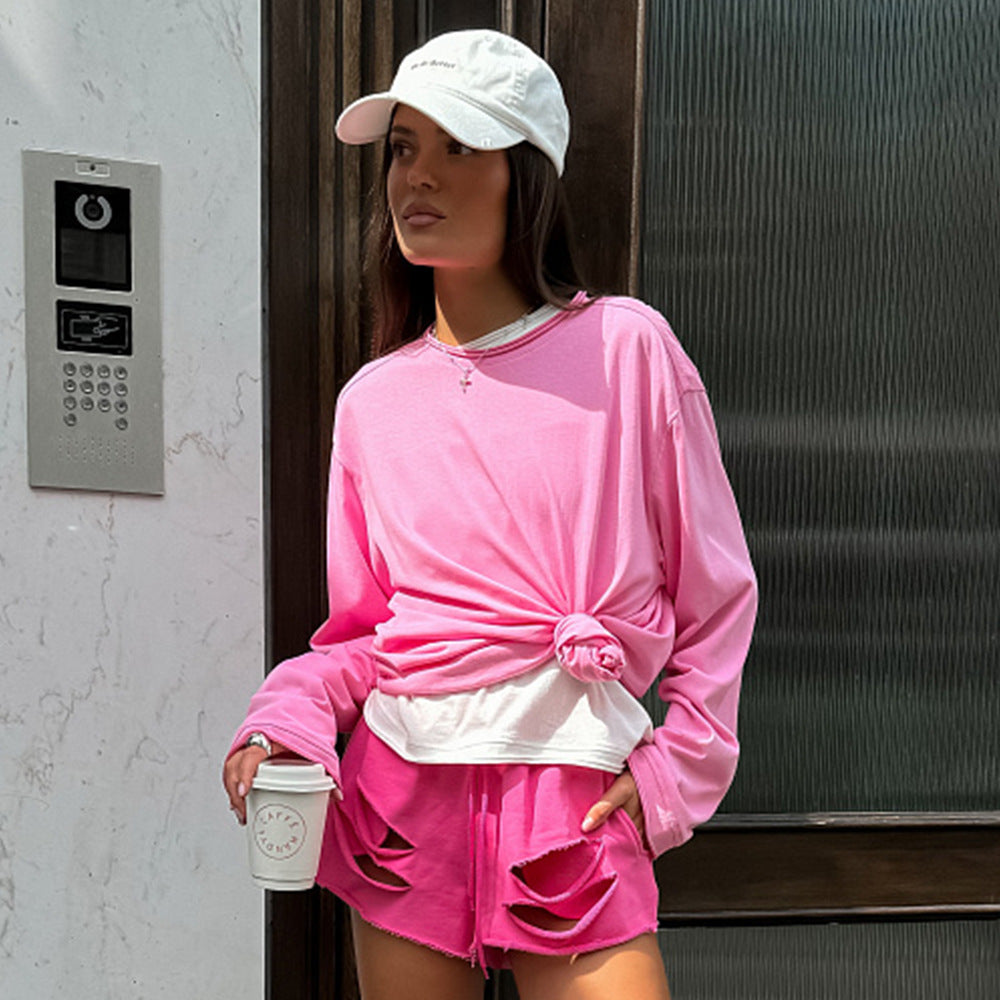 Damer Bekväm Oversized Sweatshirt med vida ärmar Mirla-Eva Jonsson