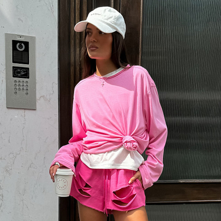 Damer Bekväm Oversized Sweatshirt med vida ärmar Mirla-Eva Jonsson