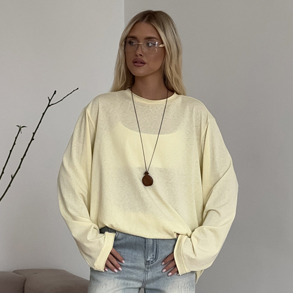 Damer Bekväm Oversized Sweatshirt med vida ärmar Mirla-Eva Jonsson