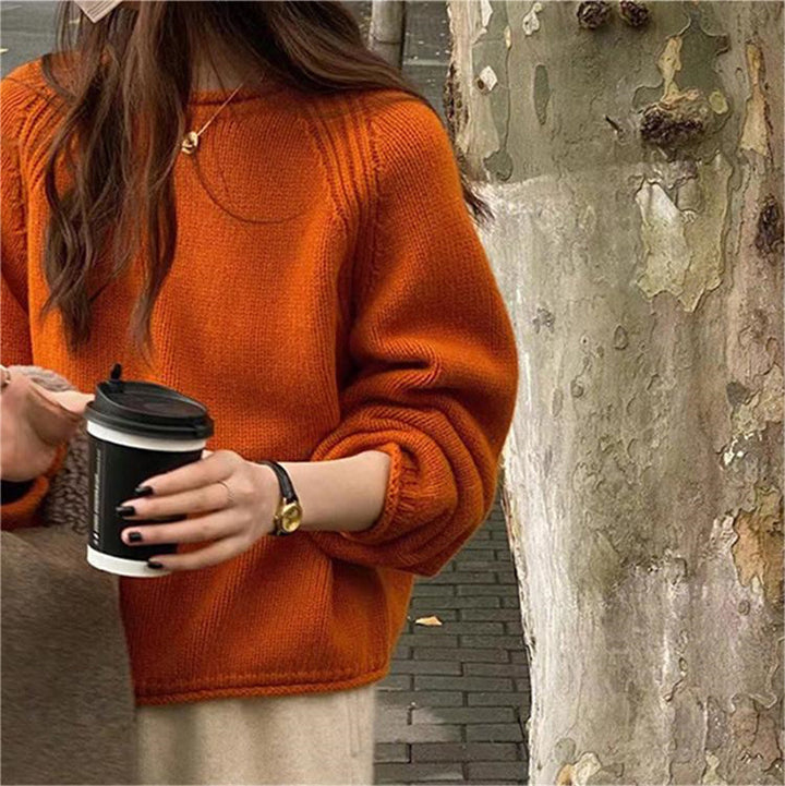 Damer Bekväm Oversized Tröja i högkvalitativ bomull med ribbdetaljer Eva Jonsson-Eva Jonsson