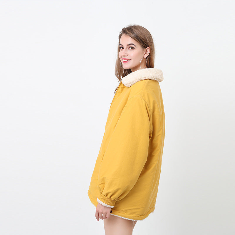 Damer Bekväm Oversized-jacka med huva och teddy-foder Mirla-Eva Jonsson