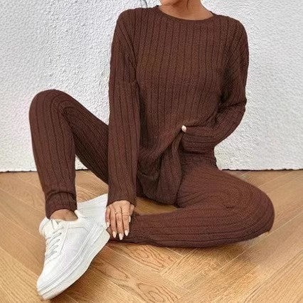 Damer Bekväm Ribbset med lång arm och elastisk midja Mirla-Eva Jonsson