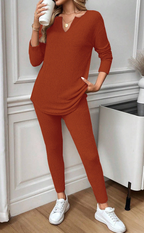 Damer Bekväm Stickad Lounge Wear Set Eva Jonsson-Eva Jonsson