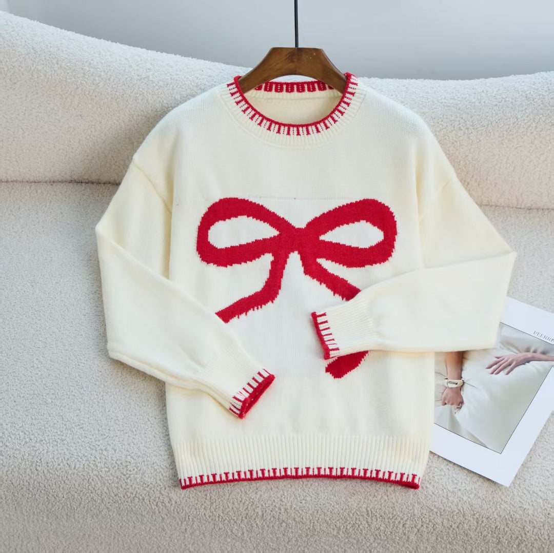 Damer Bekväm Sweatshirt med rosettmotiv och bekväma ärmar Eva Jonsson-Eva Jonsson