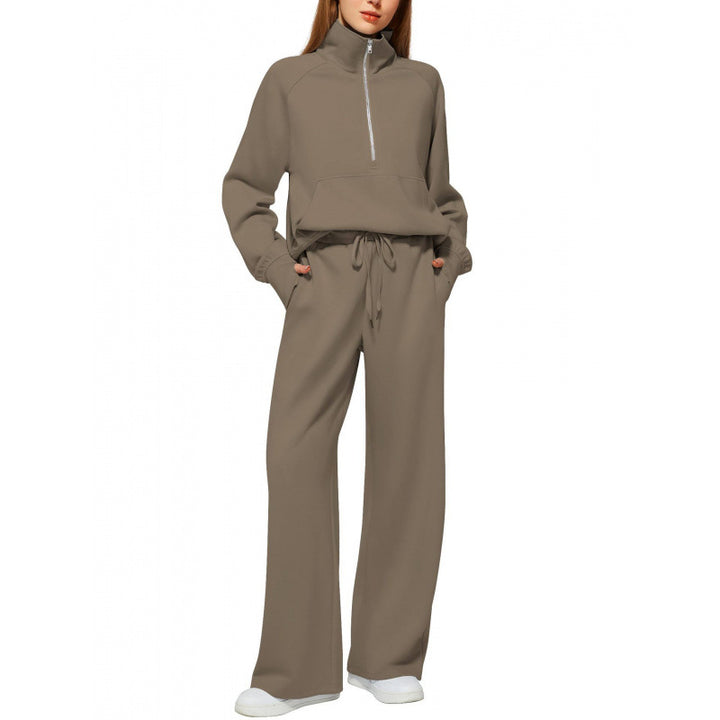 Damer Bekväm Zip-Hoodie och vida byxor Mirla-Eva Jonsson