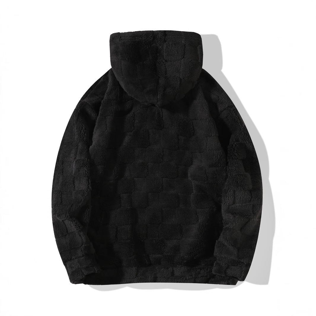 Damer Bekväm fleece-set med huva och elastisk midja Mirla-Eva Jonsson