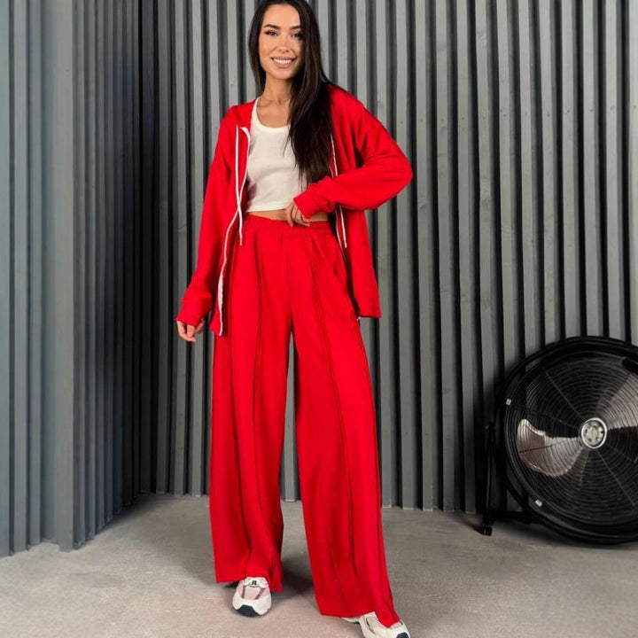 Damer Bekväm och stilig joggingdräkt med oversized hoodie Mirla-Eva Jonsson