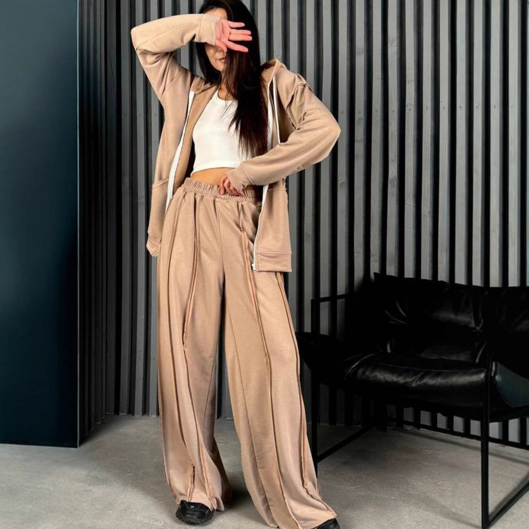 Damer Bekväm och stilig joggingdräkt med oversized hoodie Mirla-Eva Jonsson
