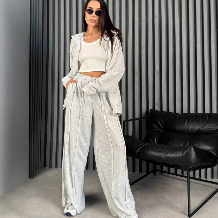 Damer Bekväm och stilig joggingdräkt med oversized hoodie Mirla-Eva Jonsson