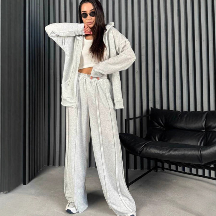 Damer Bekväm och stilig joggingdräkt med oversized hoodie Mirla-Eva Jonsson