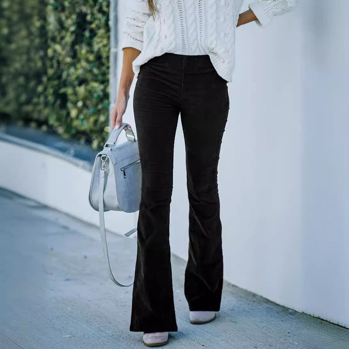 Damer Bekväma Bootcut-byxor i mjukt material Mirla-Eva Jonsson