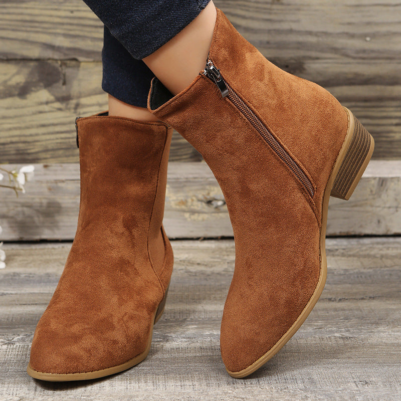 Damer Bekväma Stövletter med elastiska Sidoinsatser Mirla-Eva Jonsson