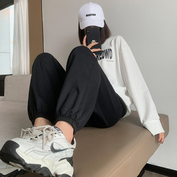 Damer Bekväma Sweatpants med Elastiska Manschetter Mirla-Eva Jonsson