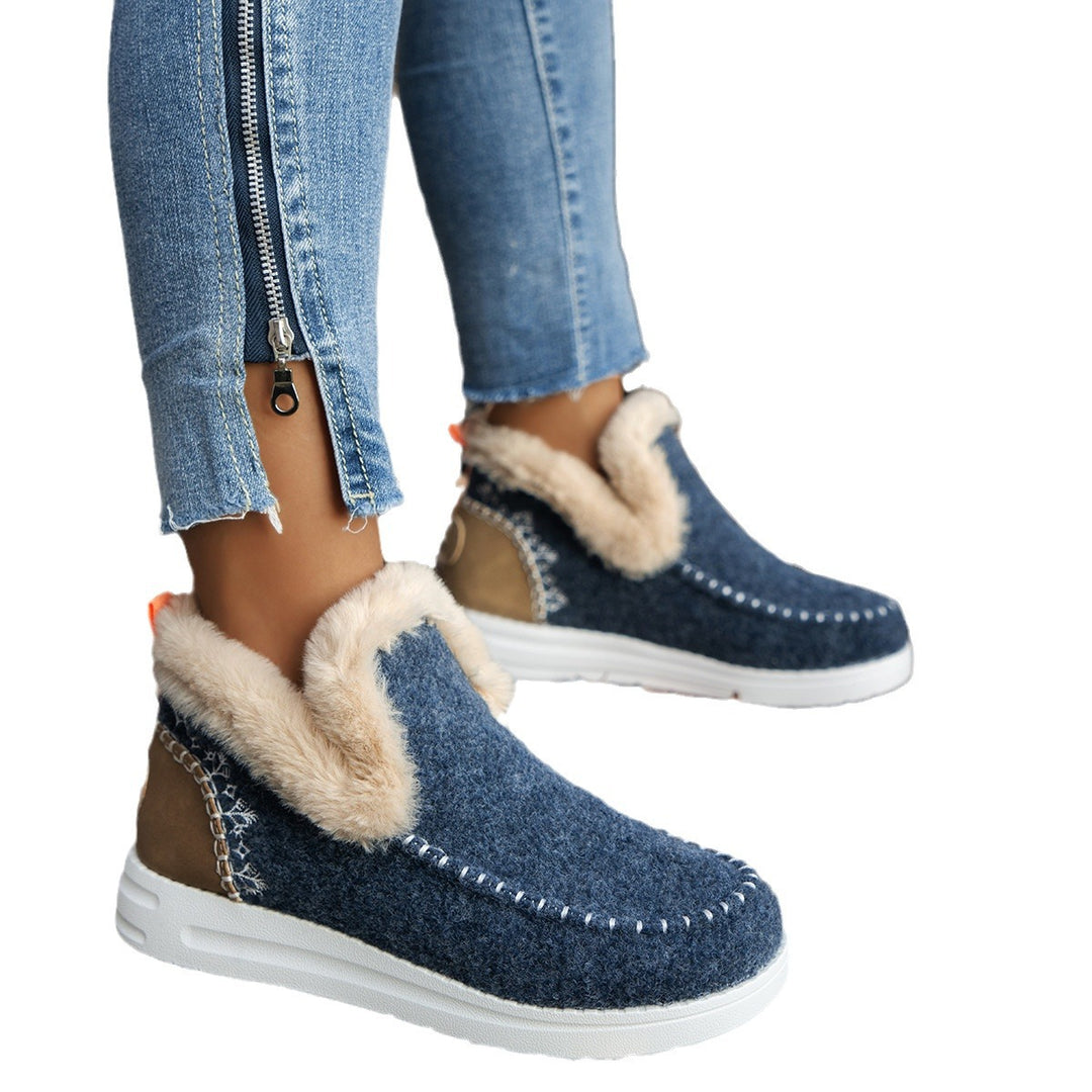 Damer Bekväma foder sneakers med elegant kardborreband och rutschfri sula Mirla-Eva Jonsson