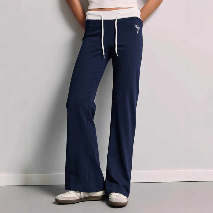 Damer Bekväma och avslappnade sweatpants med elastisk midja och sidofickor Mirla-Eva Jonsson