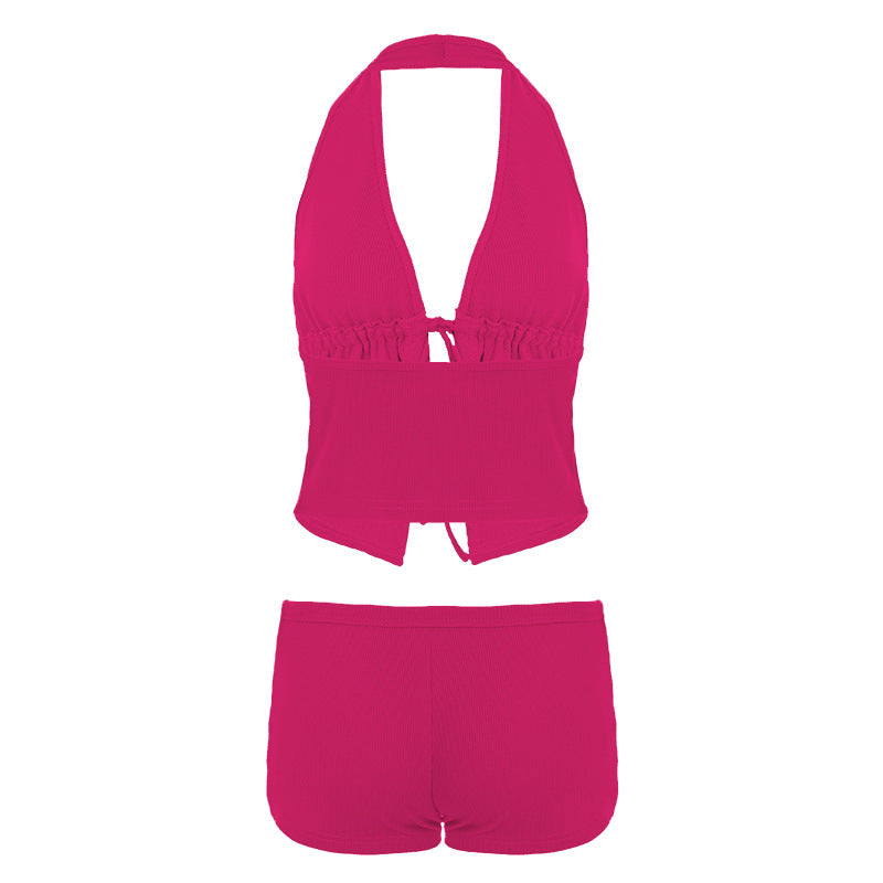 Damer Bikini-set med justerbar överdel och avslappnade shorts Mirla-Eva Jonsson