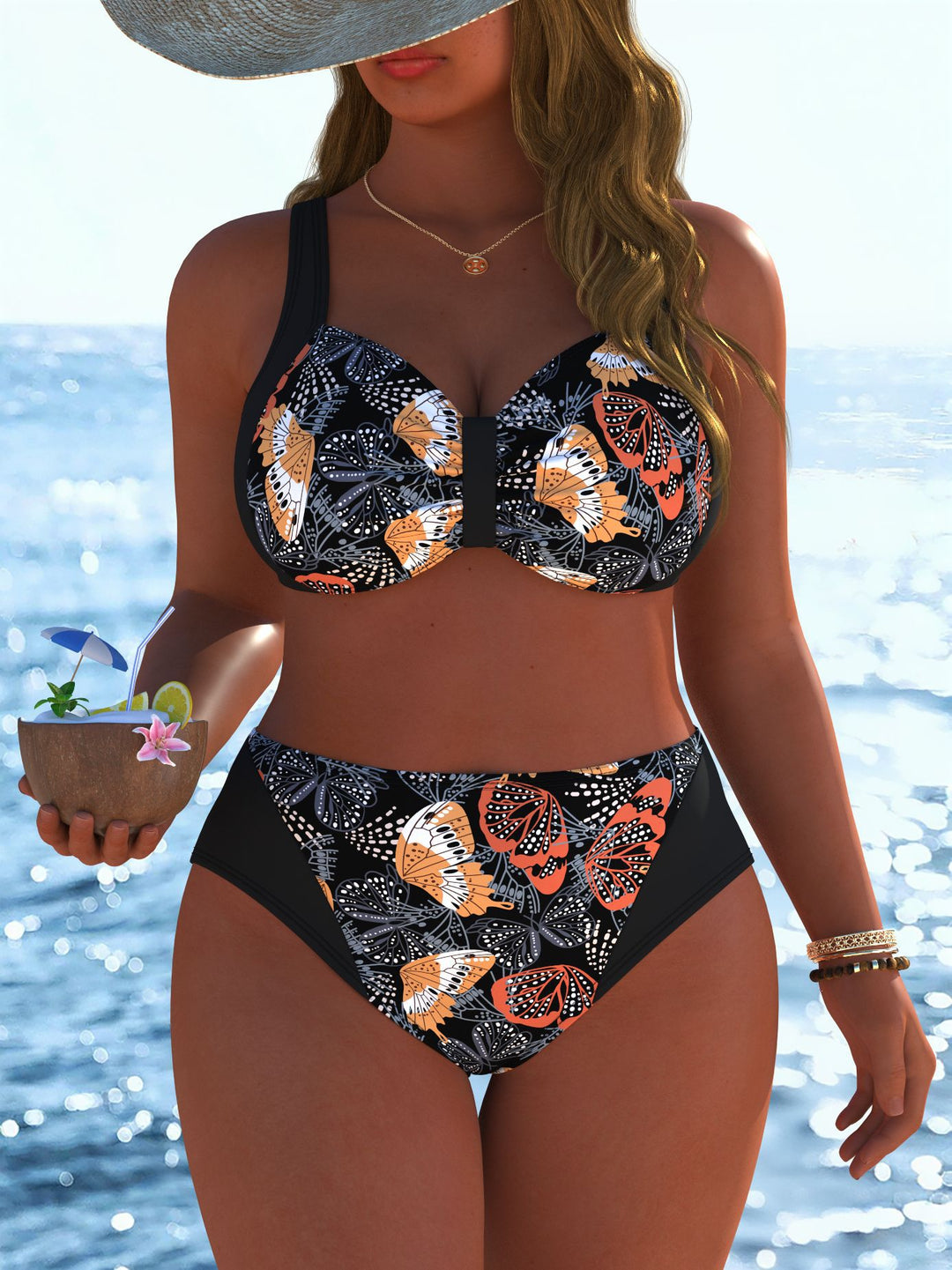 Damer Bikinis med fast stöd och trendiga mönster Mirla-Eva Jonsson