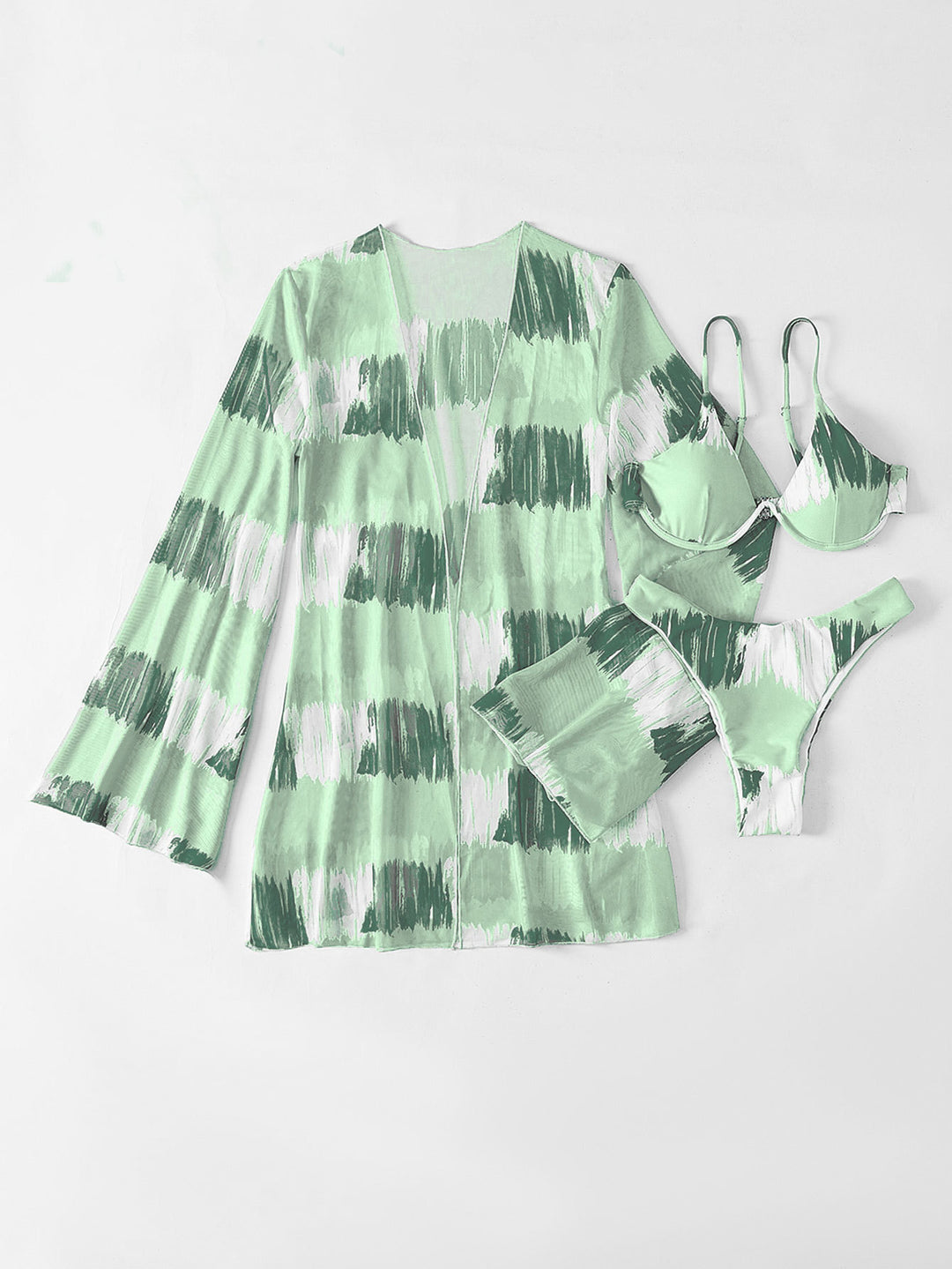 Damer Bikiniset med transparent kimono och modern design Mirla-Eva Jonsson