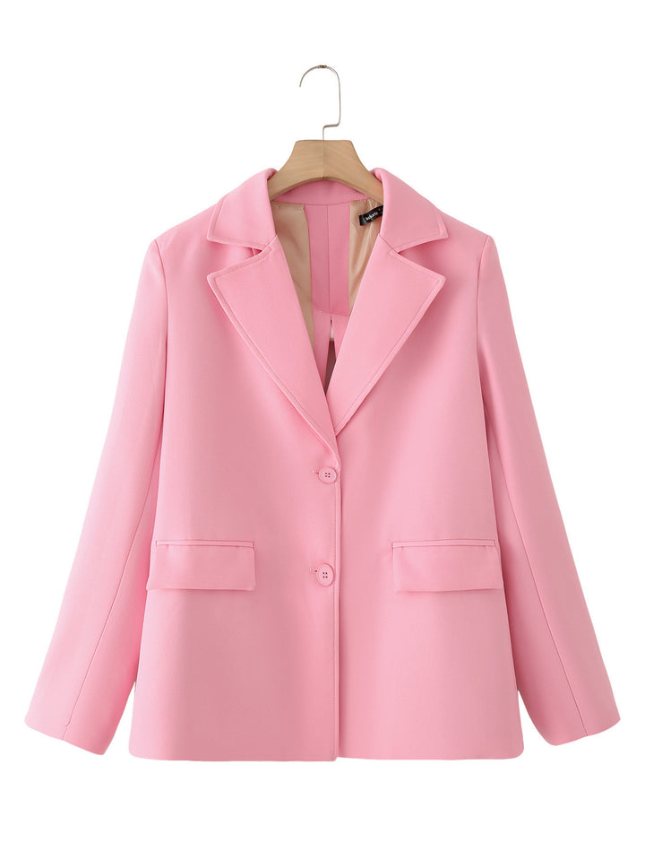 Damer Blazer-Shorts-set med elegant skärning och praktiska fickor Mirla-Eva Jonsson