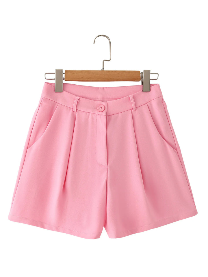 Damer Blazer-Shorts-set med elegant skärning och praktiska fickor Mirla-Eva Jonsson