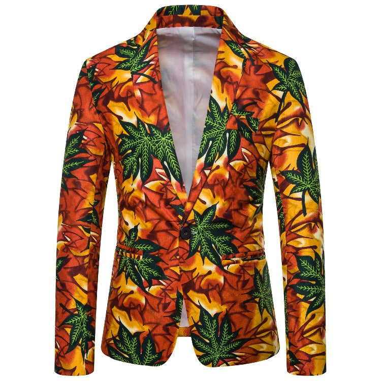 Damer Blazer i tropiskt motiv Mirla-Eva Jonsson