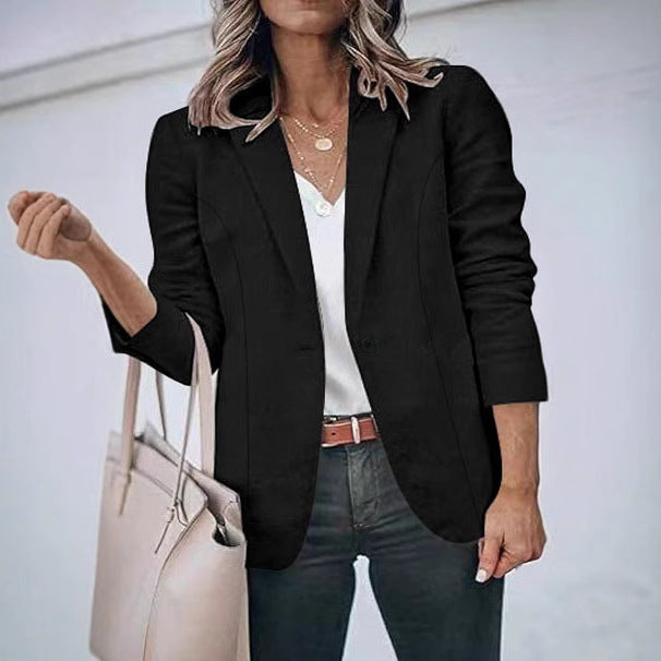 Damer Blazerjacka med elegant skärning och mångsidiga stylingalternativ Mirla-Eva Jonsson