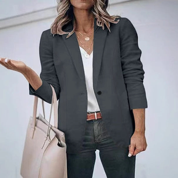 Damer Blazerjacka med elegant skärning och mångsidiga stylingalternativ Mirla-Eva Jonsson