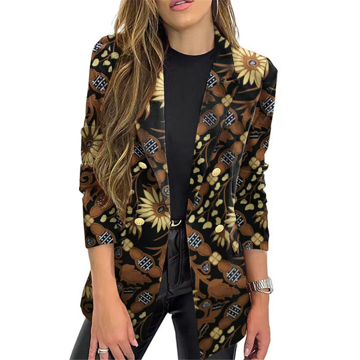 Damer Blommönstrad Blazer Mirla-Eva Jonsson
