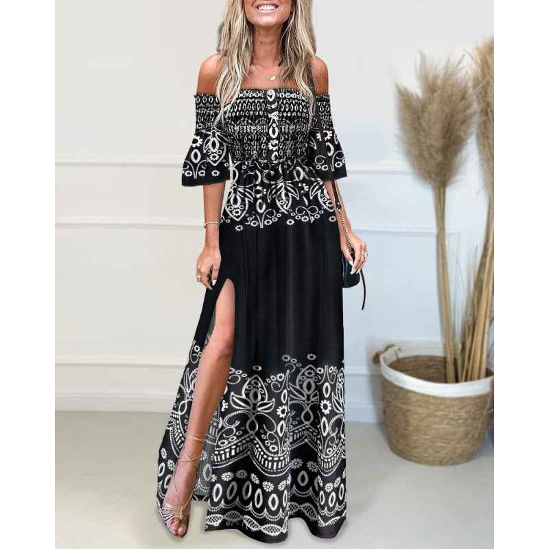 Damer Blommor Maxi Klänning Eva Jonsson-Eva Jonsson