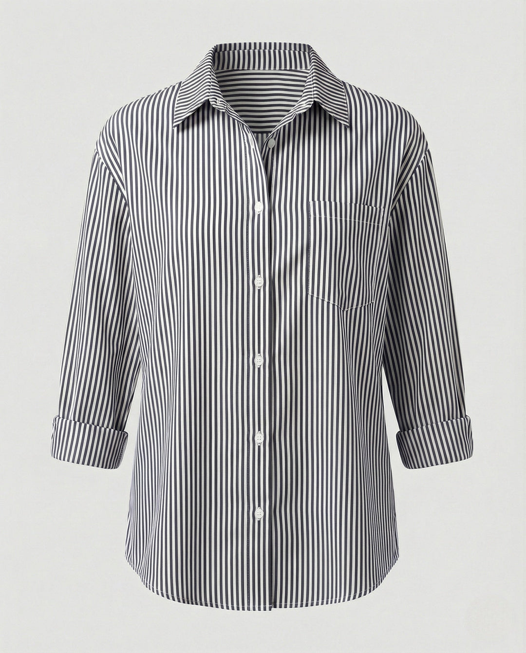 Damer Blus Oversize randig-Eva Jonsson
