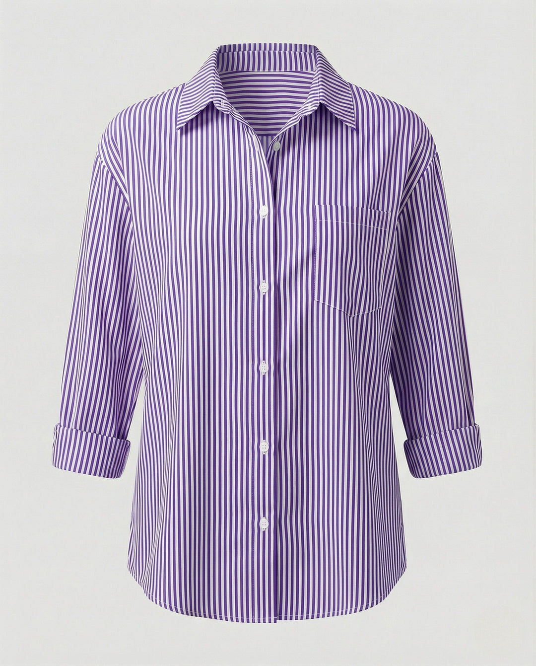 Damer Blus Oversize randig-Eva Jonsson