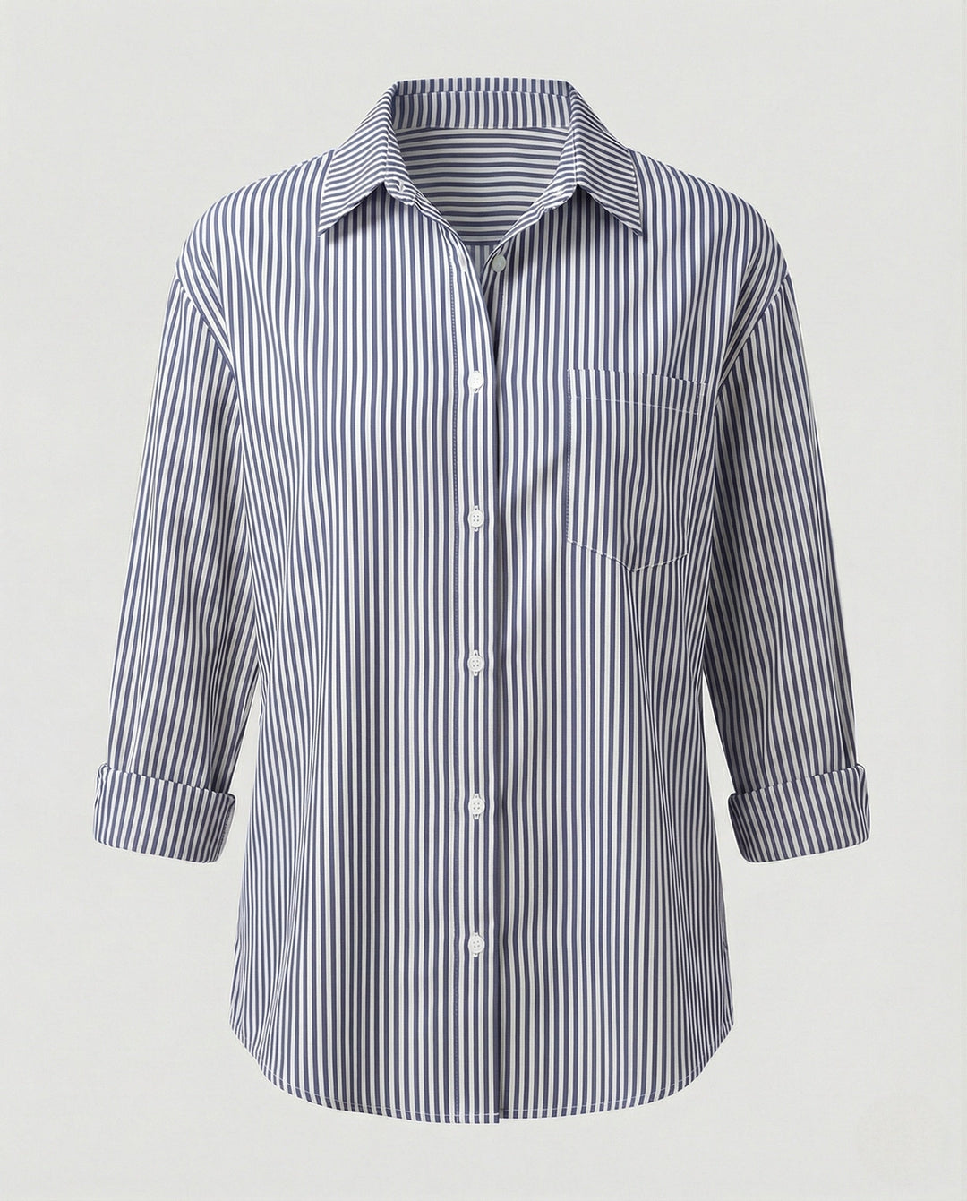 Damer Blus Oversize randig-Eva Jonsson