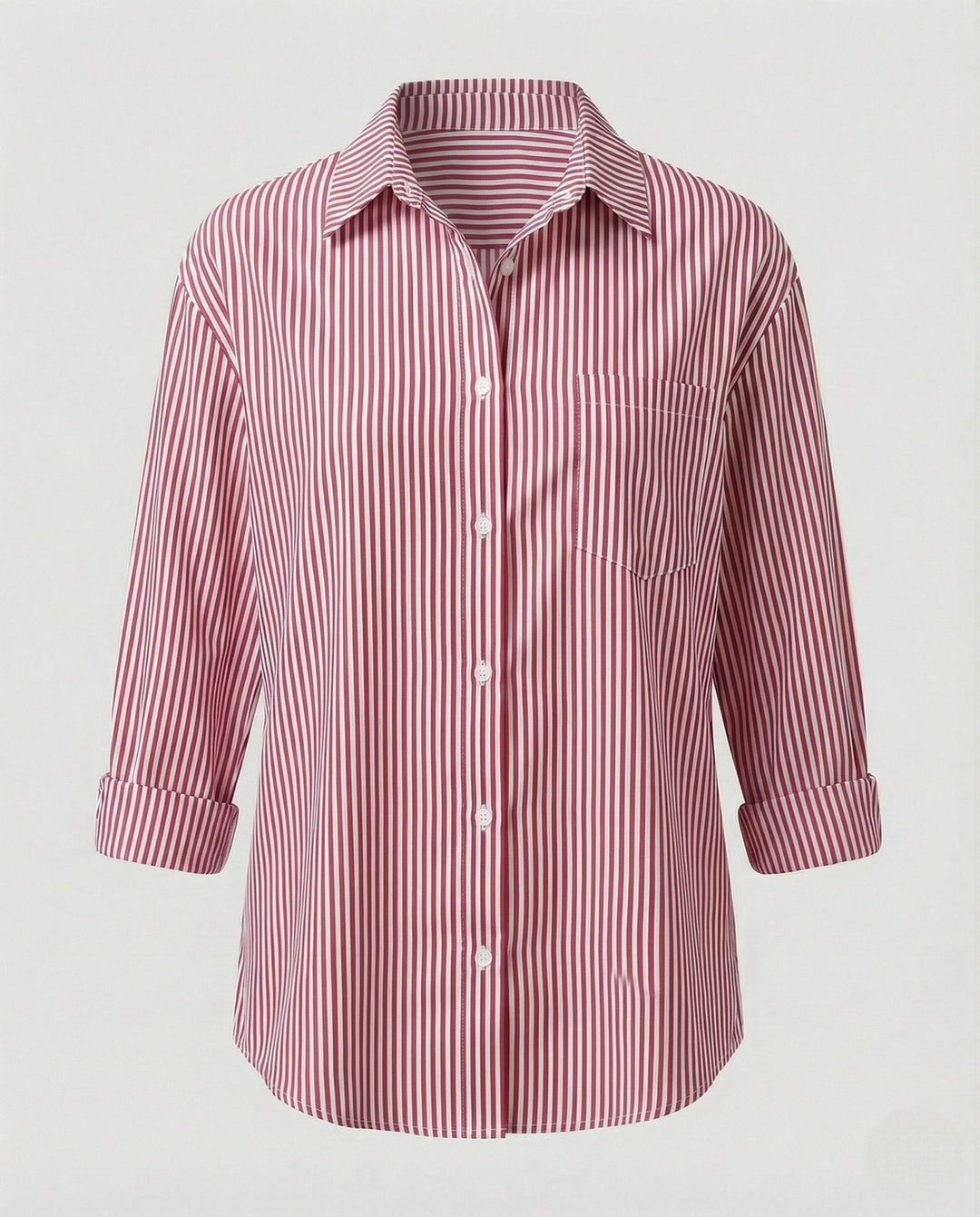 Damer Blus Oversize randig-Eva Jonsson