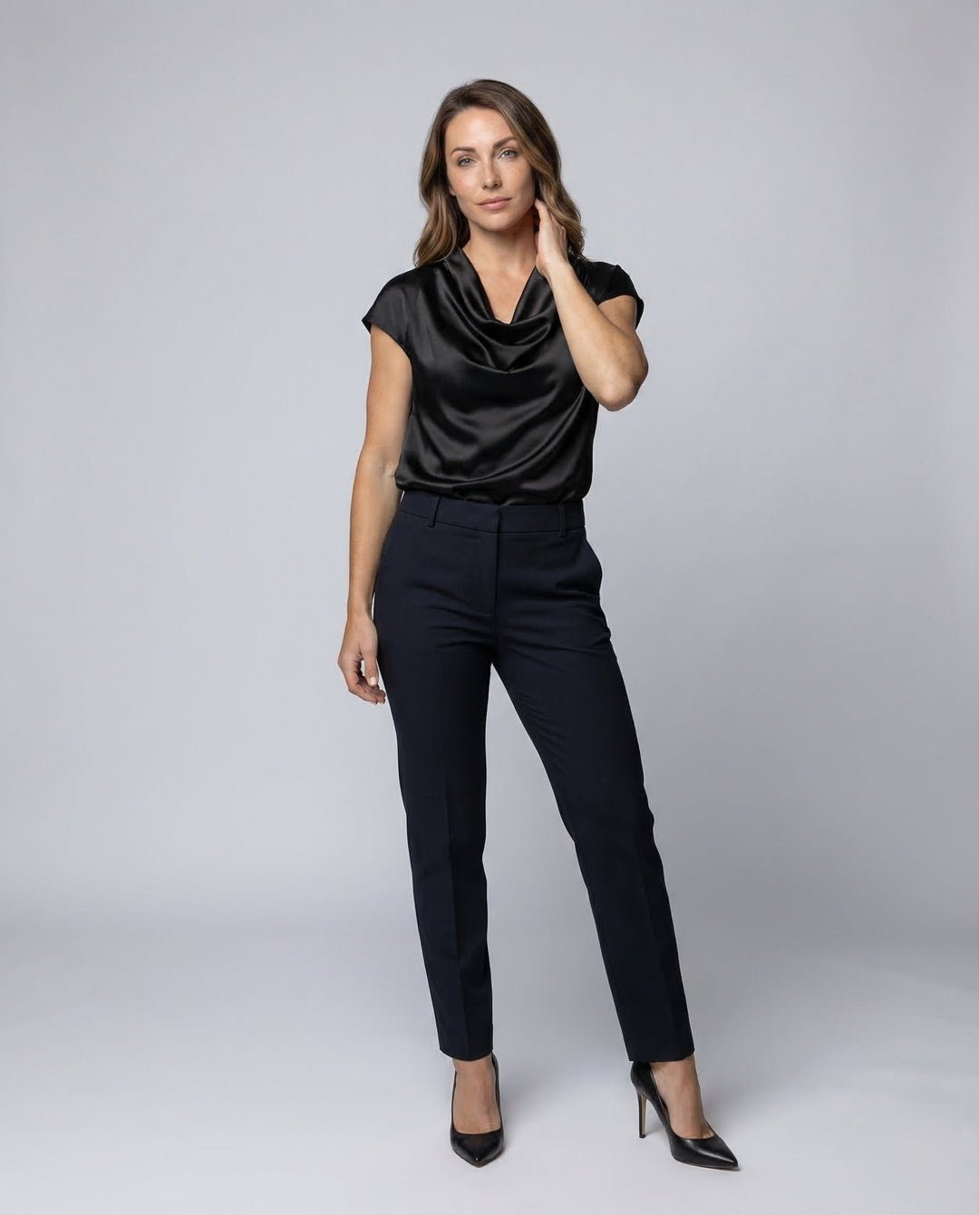 Damer Blus-Top Vattendroppsnack-Eva Jonsson
