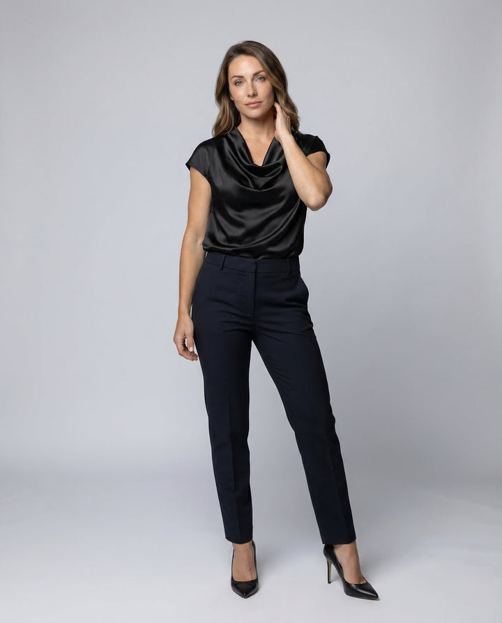 Damer Blus-Top Vattendroppsnack-Eva Jonsson