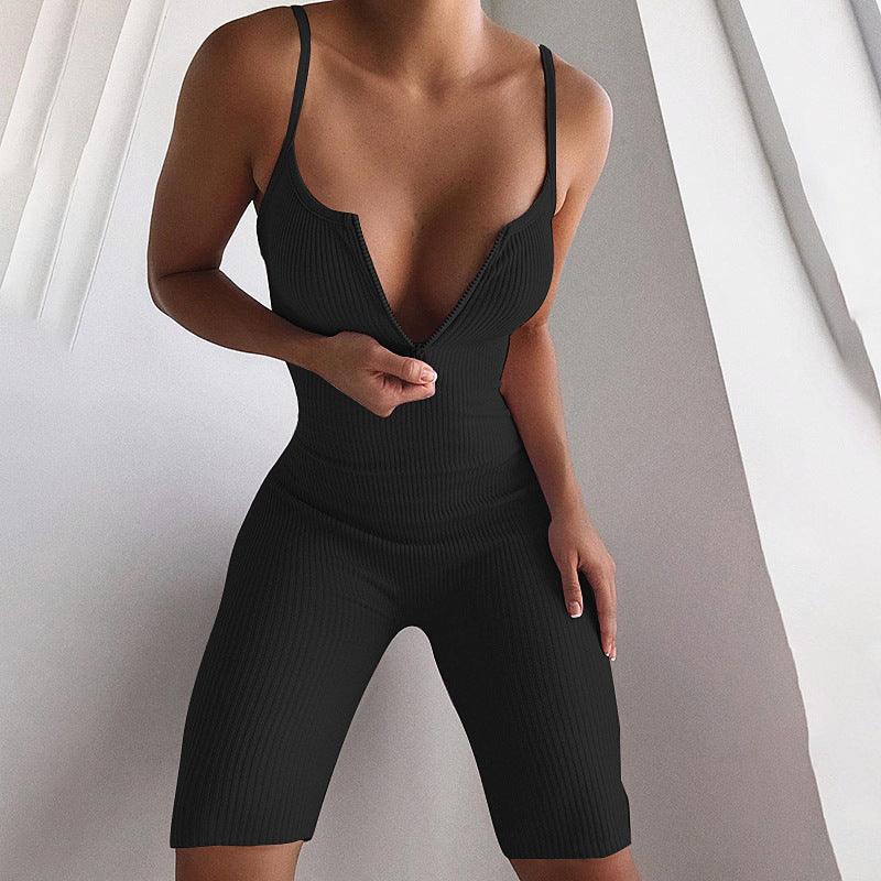 Damer Bodycon-Ribbad Overall Eva Jonsson-Eva Jonsson