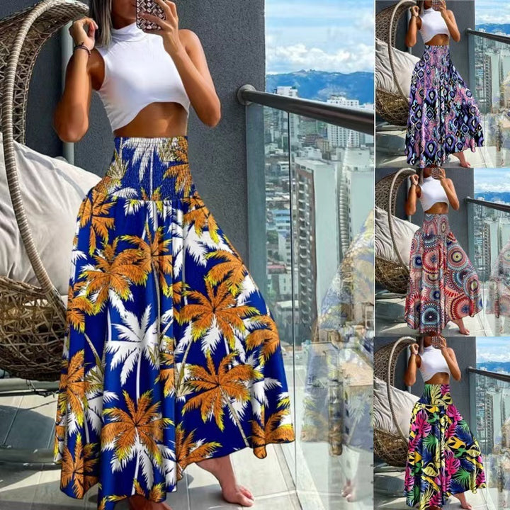 Damer Bohemian Tryck Maxi Kjol Eva Jonsson-Eva Jonsson