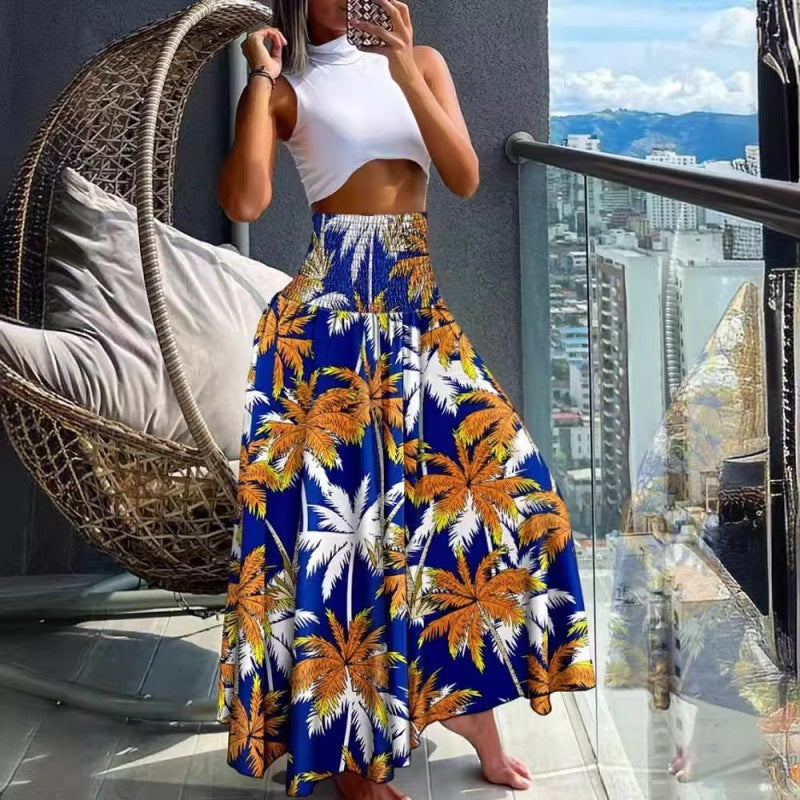 Damer Bohemian Tryck Maxi Kjol Eva Jonsson-Eva Jonsson