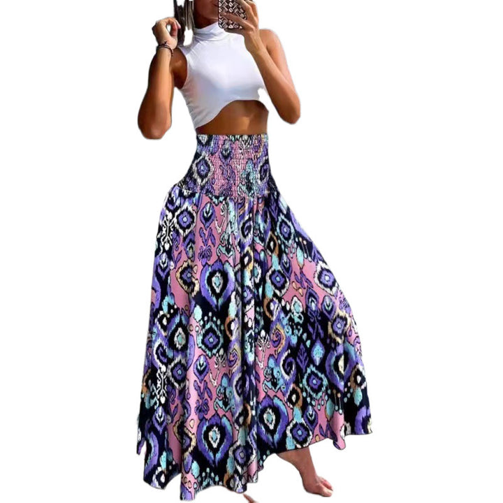 Damer Bohemian Tryck Maxi Kjol Eva Jonsson-Eva Jonsson