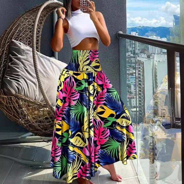 Damer Bohemian Tryck Maxi Kjol Eva Jonsson-Eva Jonsson