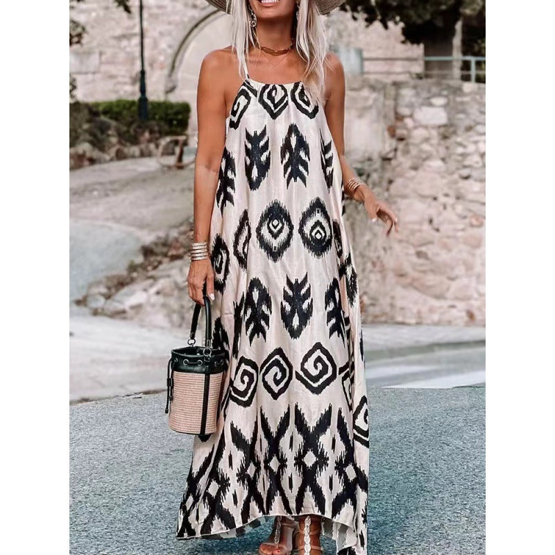 Damer Bohemian Tryck Maxi Klänning Eva Jonsson-Eva Jonsson
