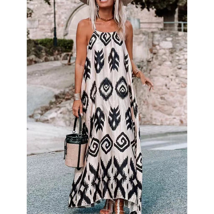 Damer Bohemian Tryck Maxi Klänning Eva Jonsson-Eva Jonsson