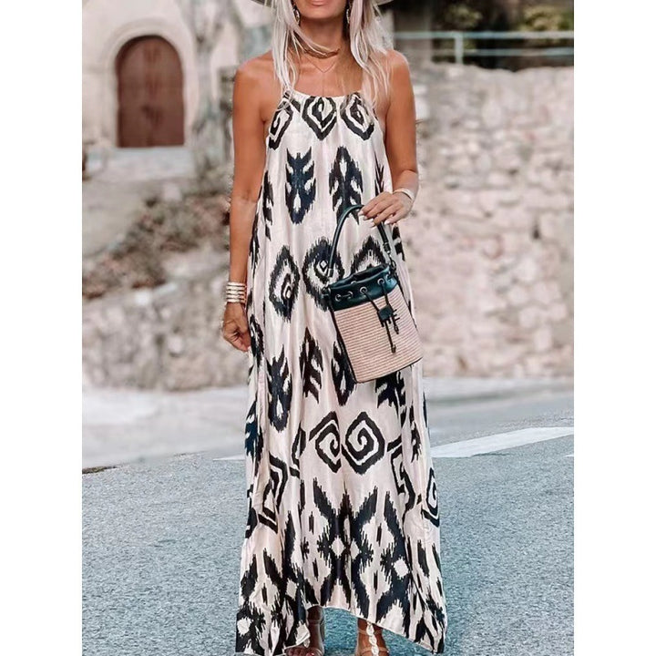 Damer Bohemian Tryck Maxi Klänning Eva Jonsson-Eva Jonsson