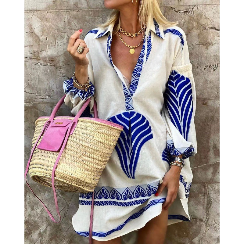 Damer Boho-Chic Broderad Midi-Klänning Eva Jonsson-Eva Jonsson