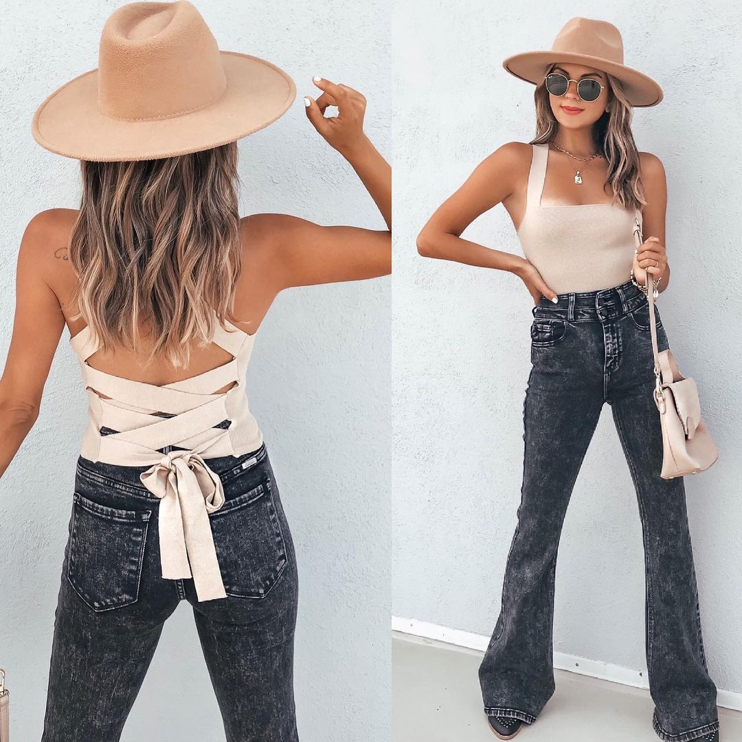 Damer Bootcut Jeans Mirla-Eva Jonsson