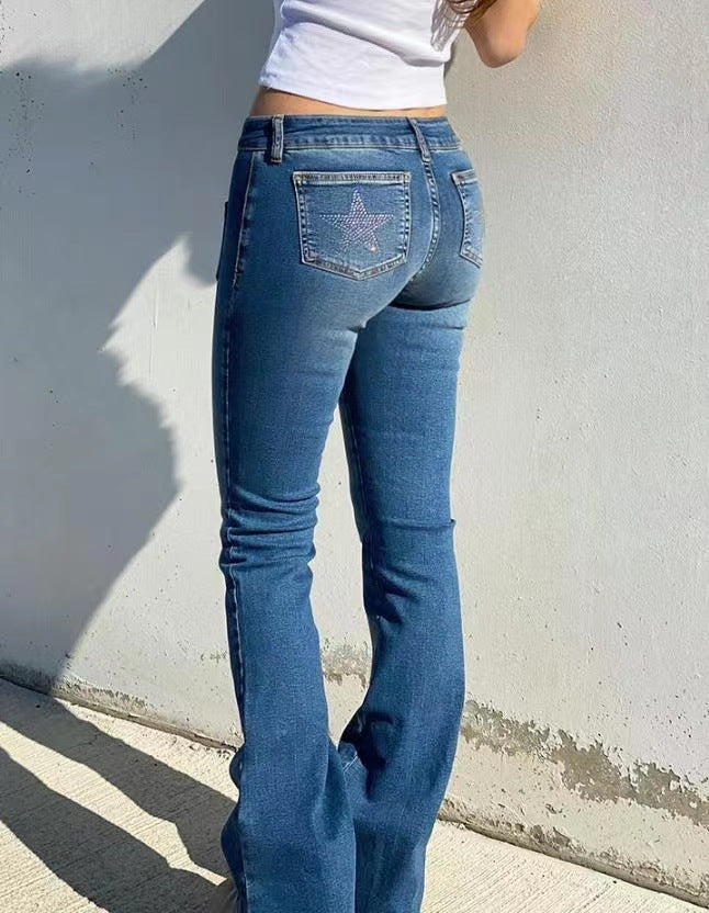 Damer Bootcut Jeans med praktiska fickor Mirla-Eva Jonsson