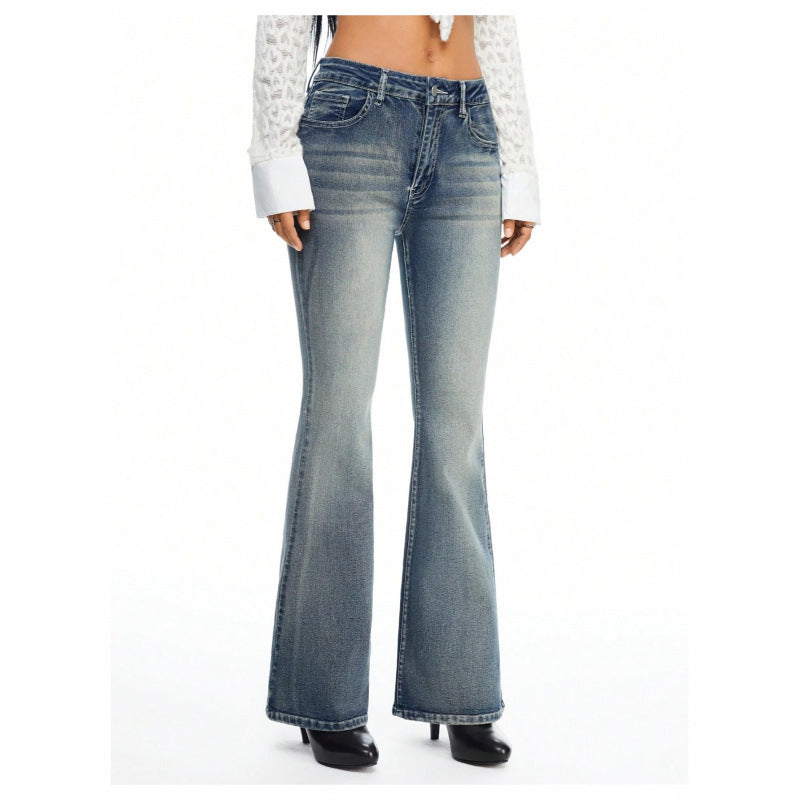 Damer Bootcut Jeansen med dekorerade fickor Mirla-Eva Jonsson