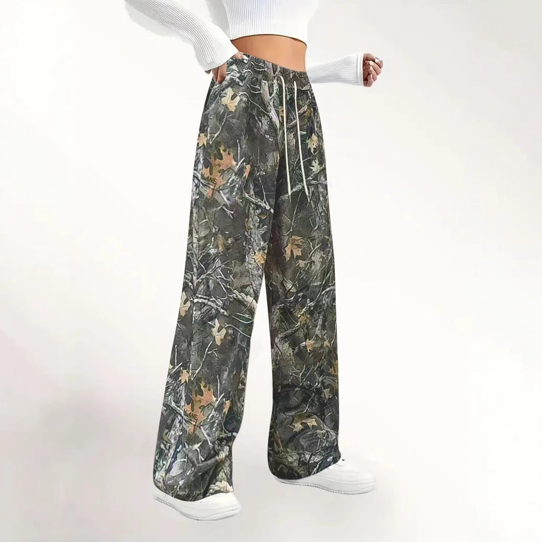 Damer Bred Camouflage-byxa Mirla-Eva Jonsson